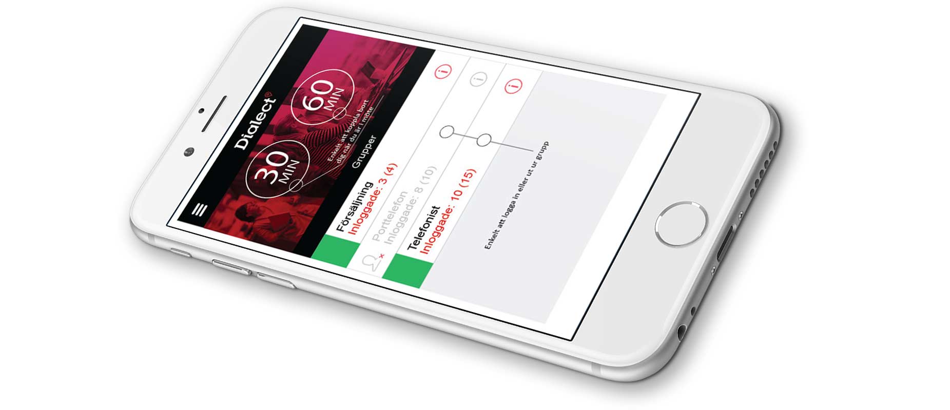 unified-dialect Unified mobilväxel på iPhone